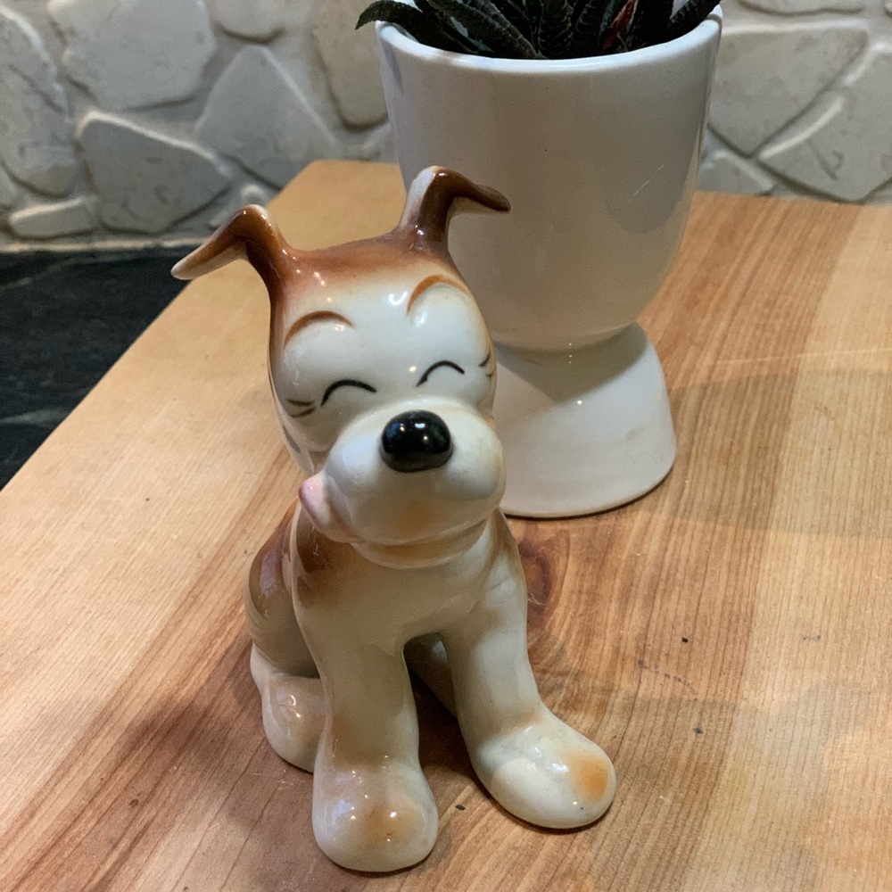 VINTAGE MADE IN OCCUPIED JAPAN | Ceramic Dog